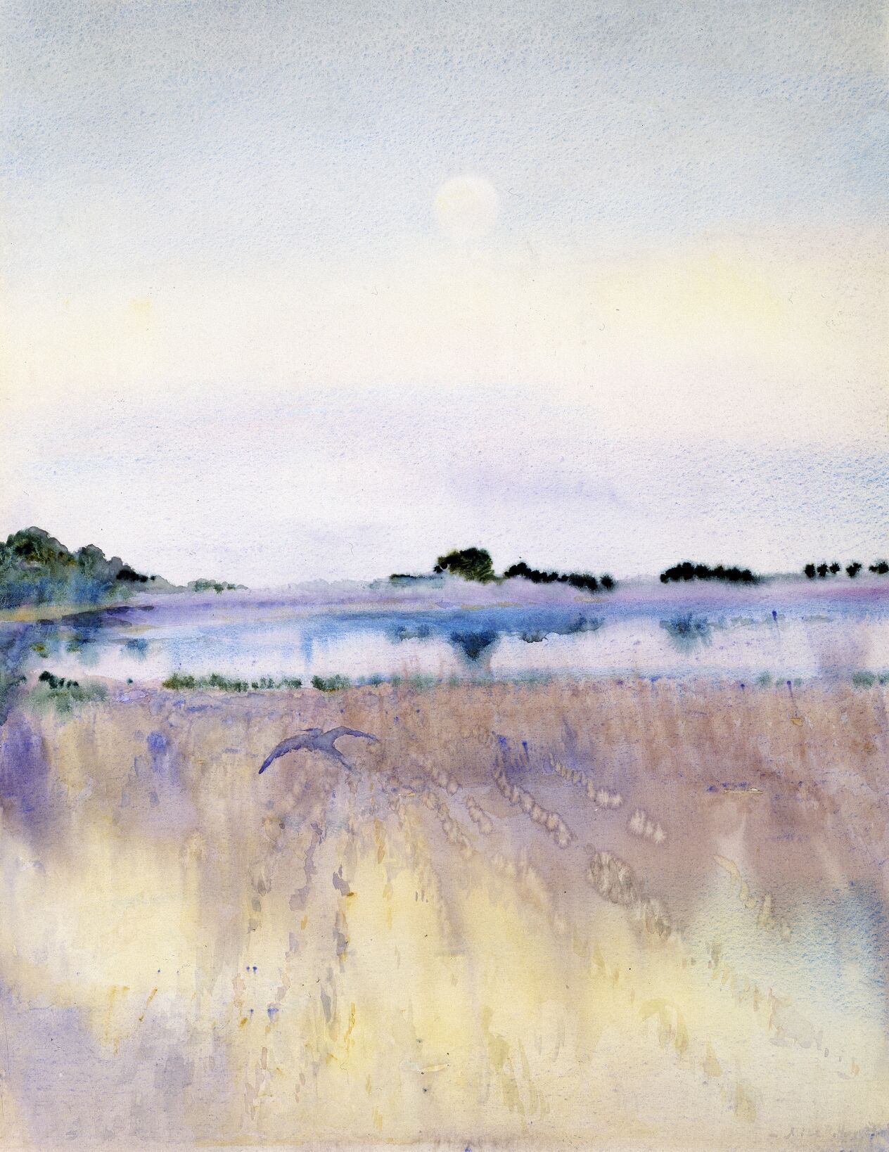 'A Winter Field Still in Stubble'